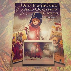 Old-Fashioned All-Occasion Cards 24 Cards